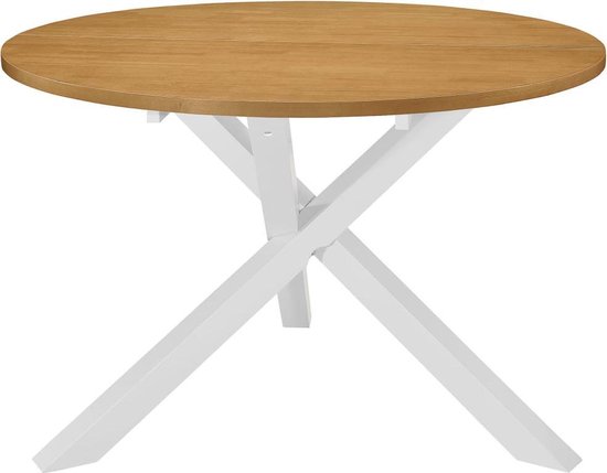 Vidaxl Eettafel 120x75 Cm Mdf - Bruin