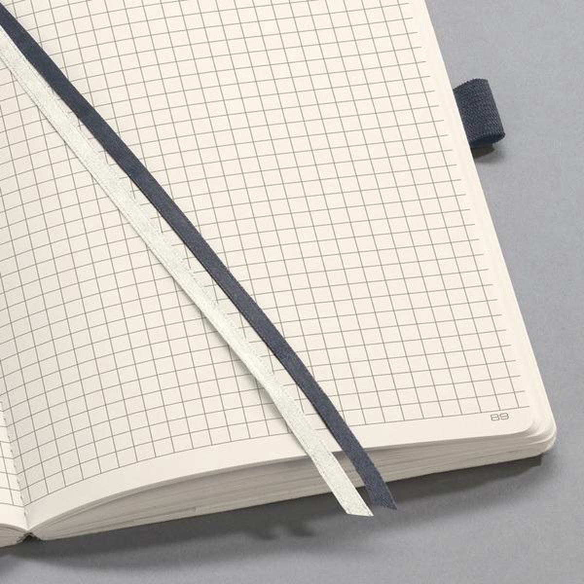 Notitieboek Sigel Conceptum Pure Softcover A4 Donkergrijs Geruit