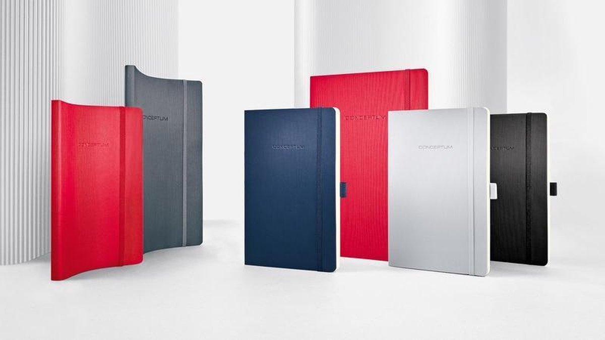 Sigel Notitieboek Conceptum Pure Softcover A4 Gelinieerd - Blauw