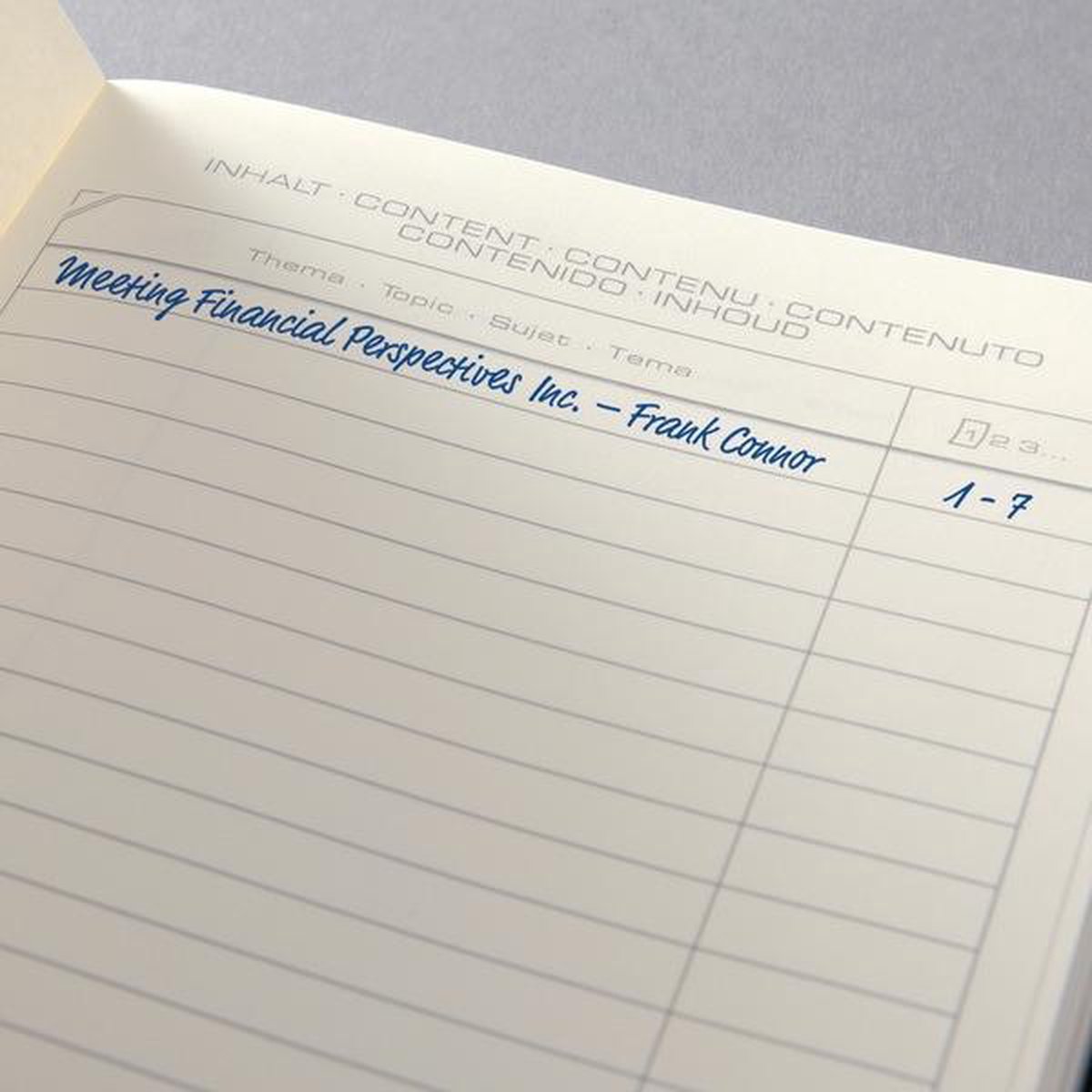 Sigel Notitieboek Conceptum Pure Softcover A4 Gelinieerd - Blauw