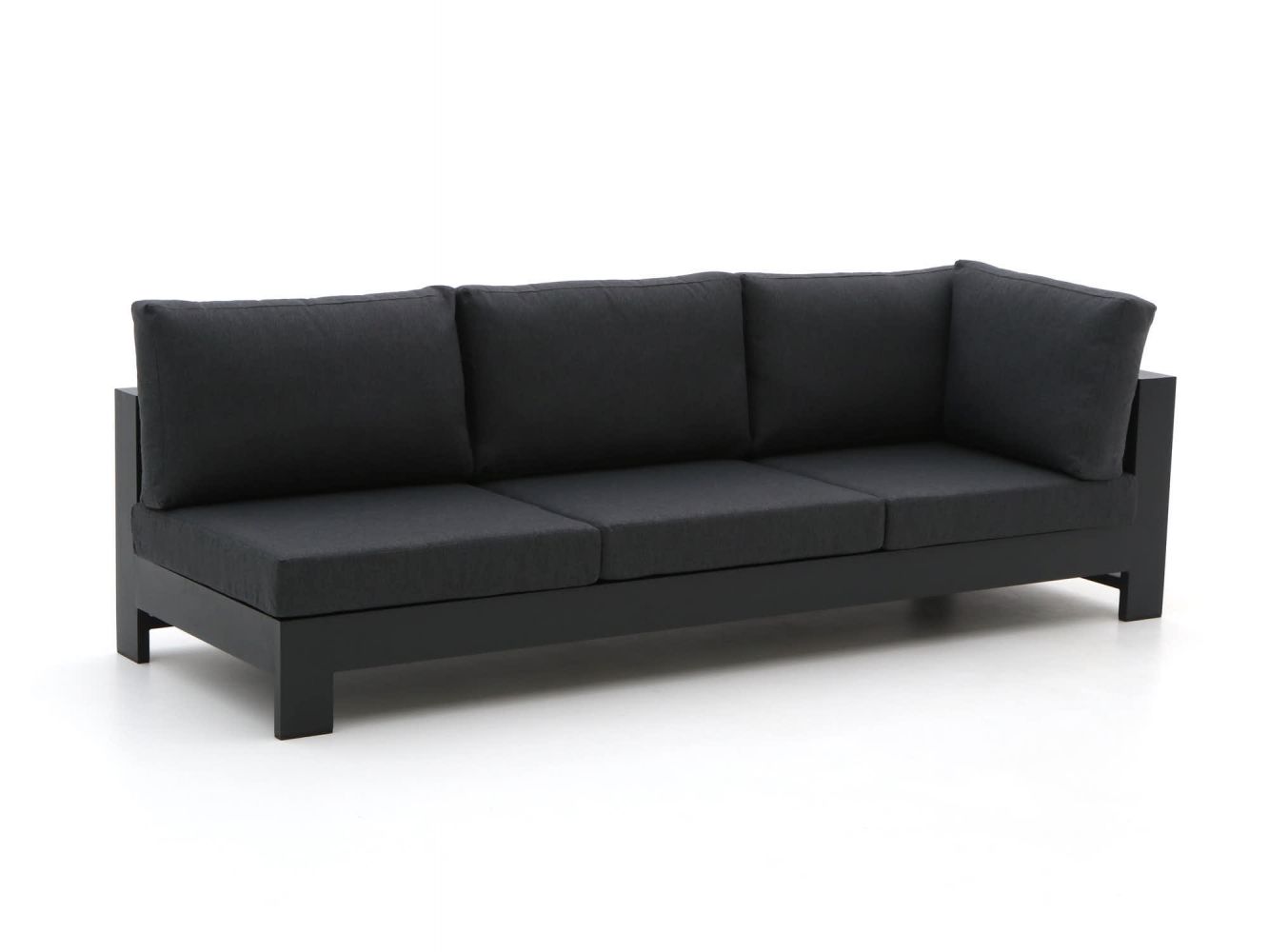 Bellagio Avolo lounge tuinbank 3-zits linkerarm 253cm - Laagste prijsgarantie! - Grijs