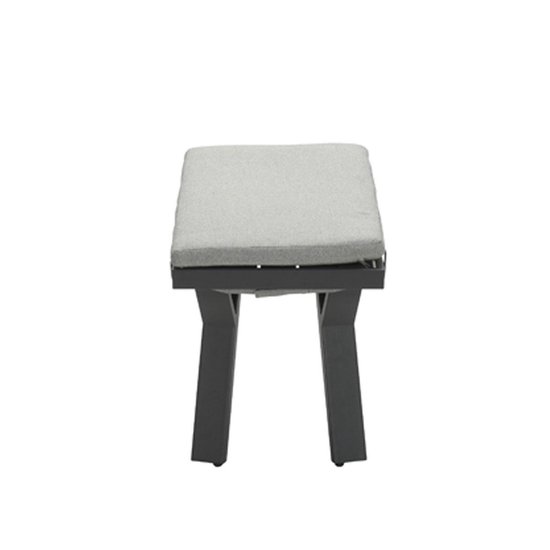 Garden Impressions Senja Sport Tuinbankje 110x40xh45 - Donker - Grijs