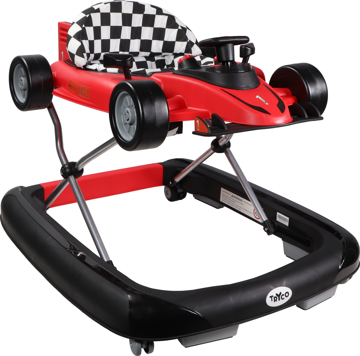 Tryco Loopstoel 2-in-1 F1 Racer Red