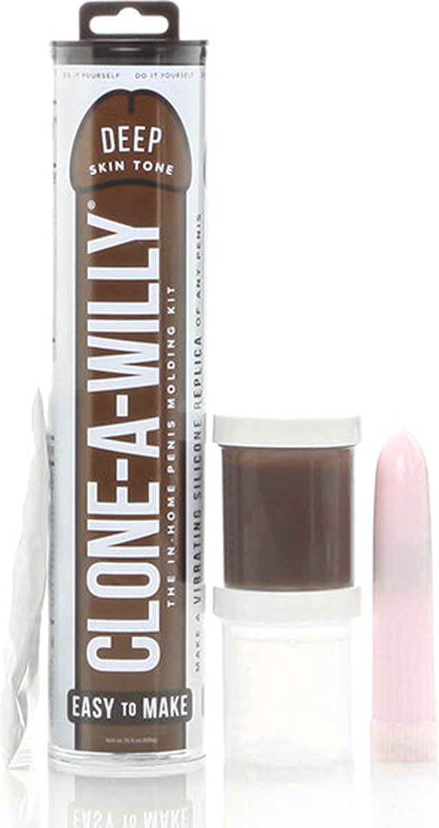 Clone A Willy Vibrator (Deep Skin Tone) - Bruin
