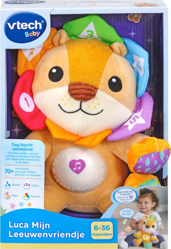 Vtech Leeuwenknuffel 25 Cm (Nl) - Oranje