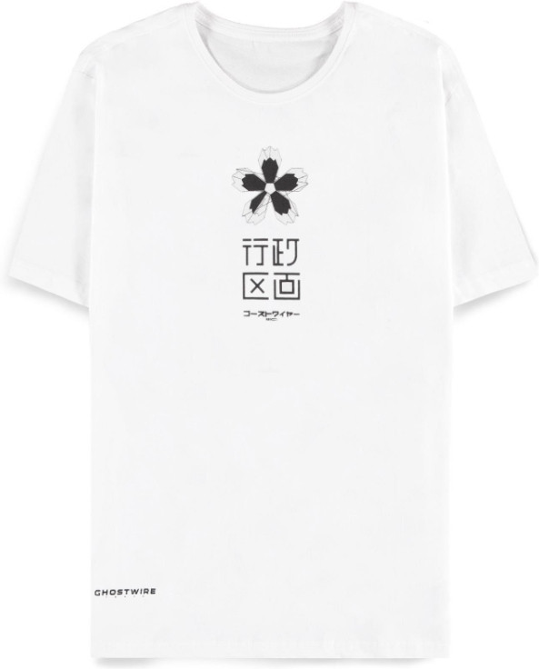 Difuzed GhostWire Tokyo - White Men's Short Sleeved T-shirt