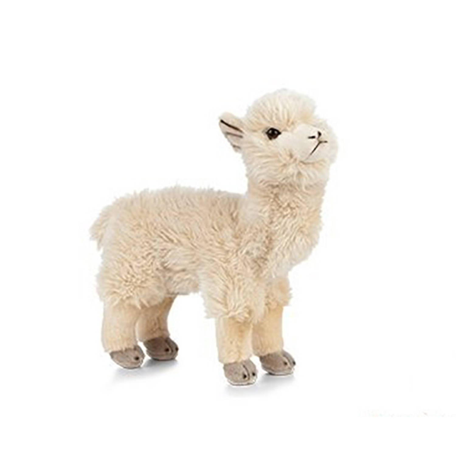 Living Nature Alpaca Knuffel Creme,