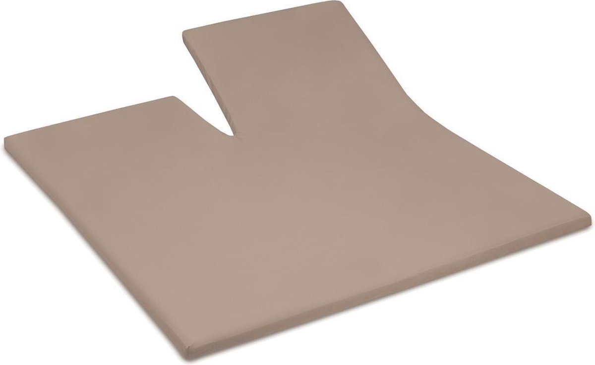 Cinderella Badstof Splittopper Hoeslaken Taupe-180 X 200/210 Cm