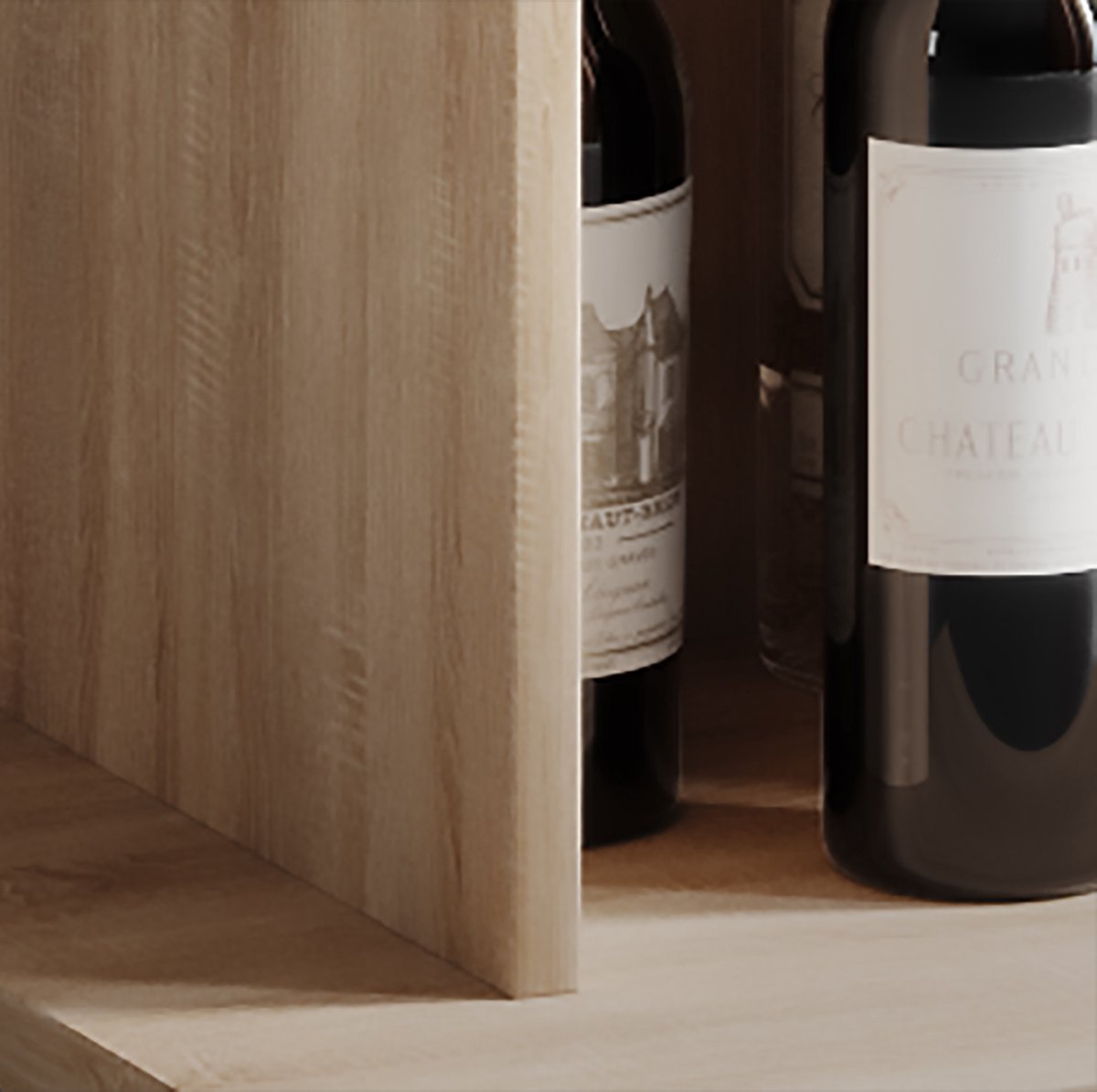 Standos Bartafel Met 3 Plankensonoma Eiken Decor. - Bruin