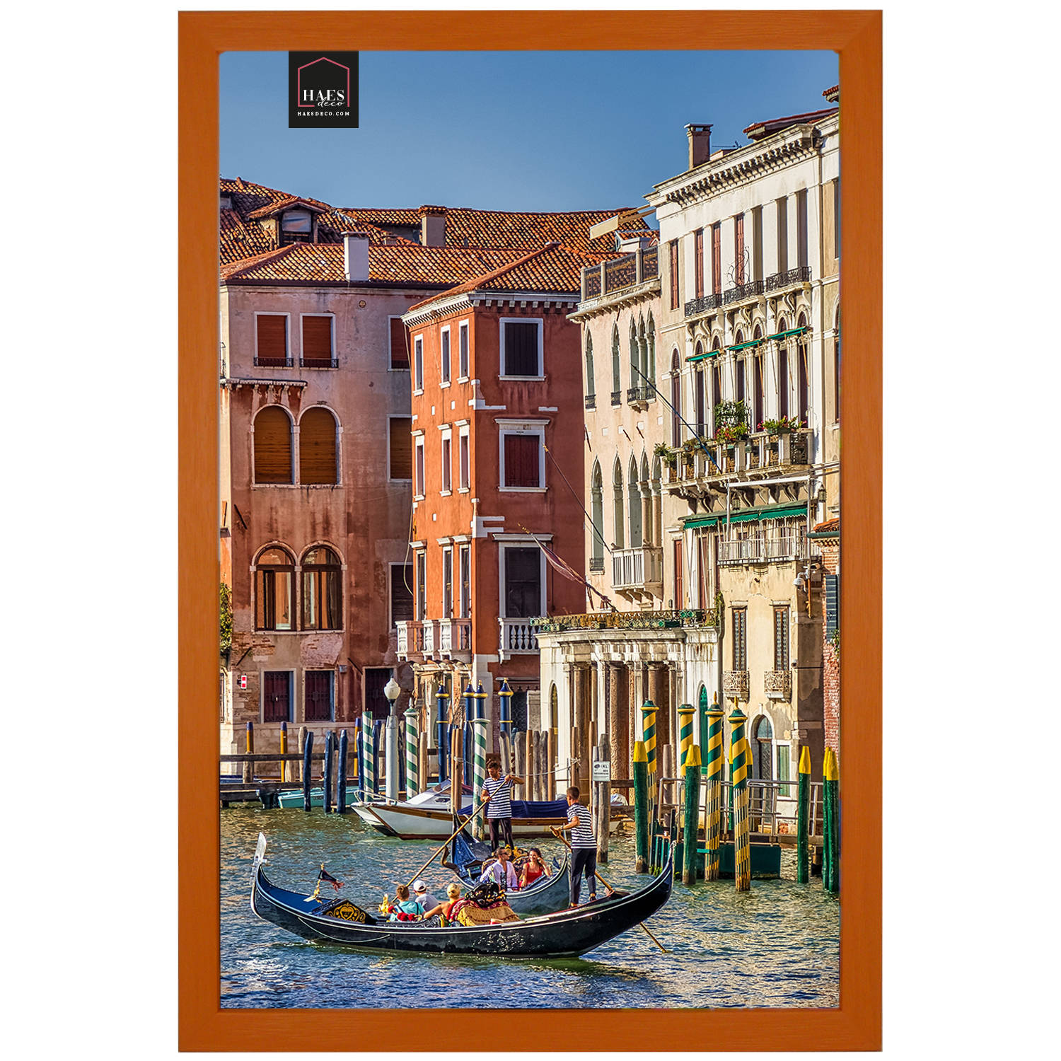 HAES deco - Houten Fotolijst Venezia 30x45 -Sp12445 - Oranje