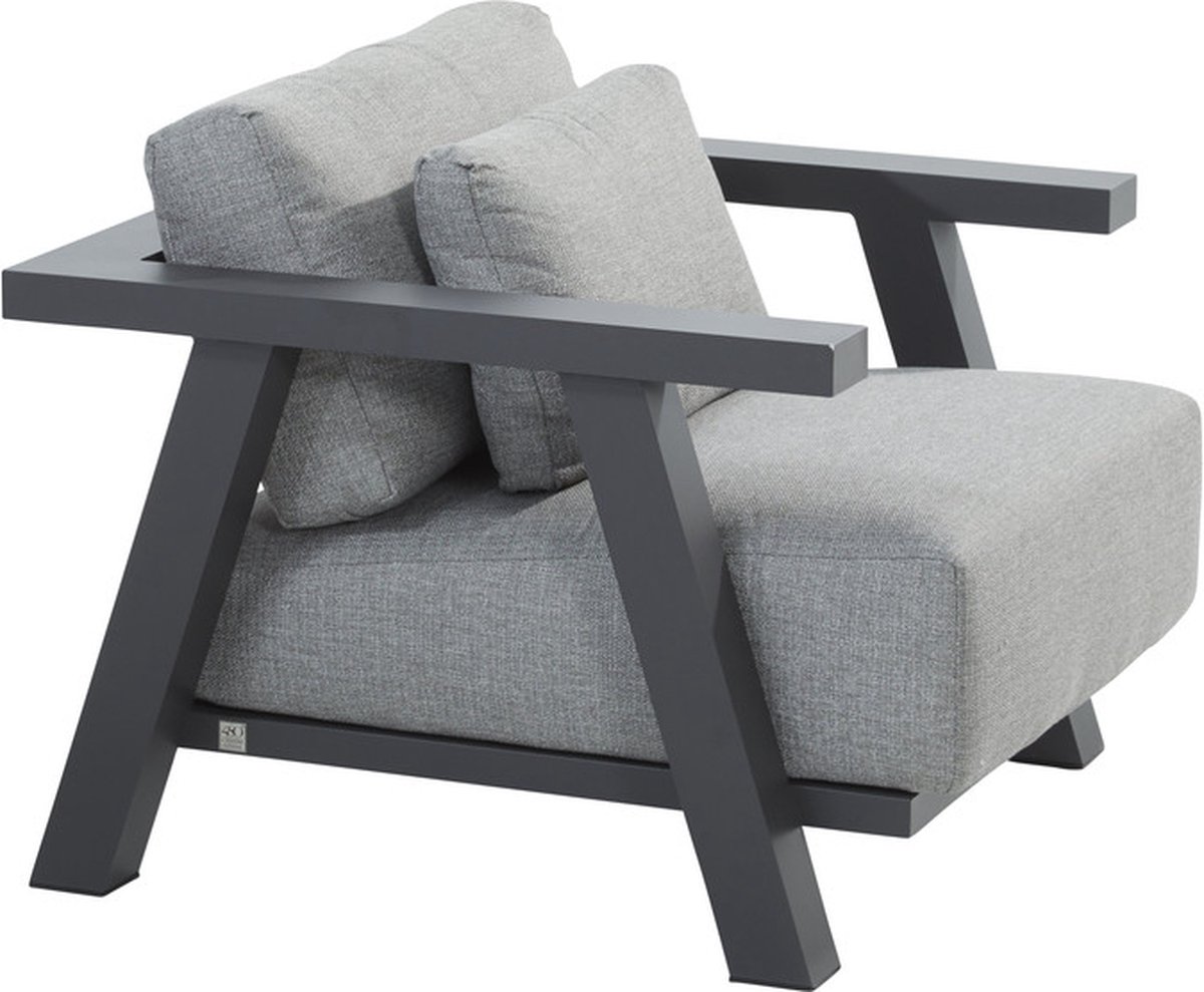 4 Seasons Outdoor 4 Seasons Iconic Loungestoel (1 St.) - Grijs