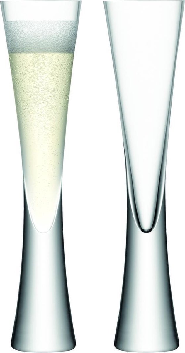 L.S.A. Champagneglazen Moya 170 Ml 25 X 5,5 Cm Glas Transparant