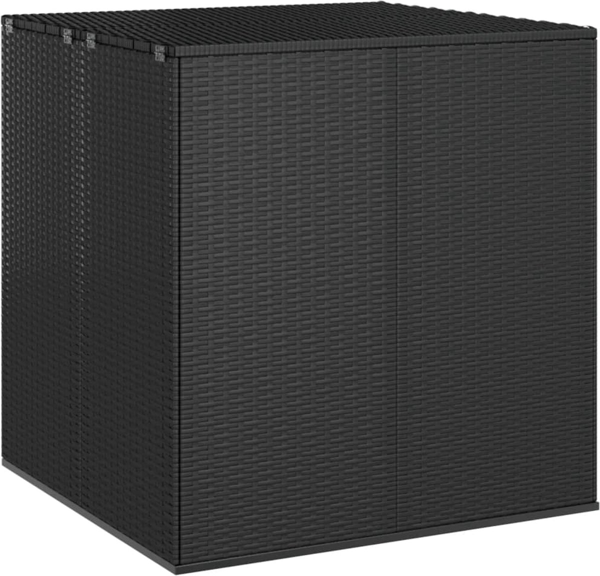 Vidaxl Tuinbox 100x97,5x104 Cm Polyetheen Rattan - Negro
