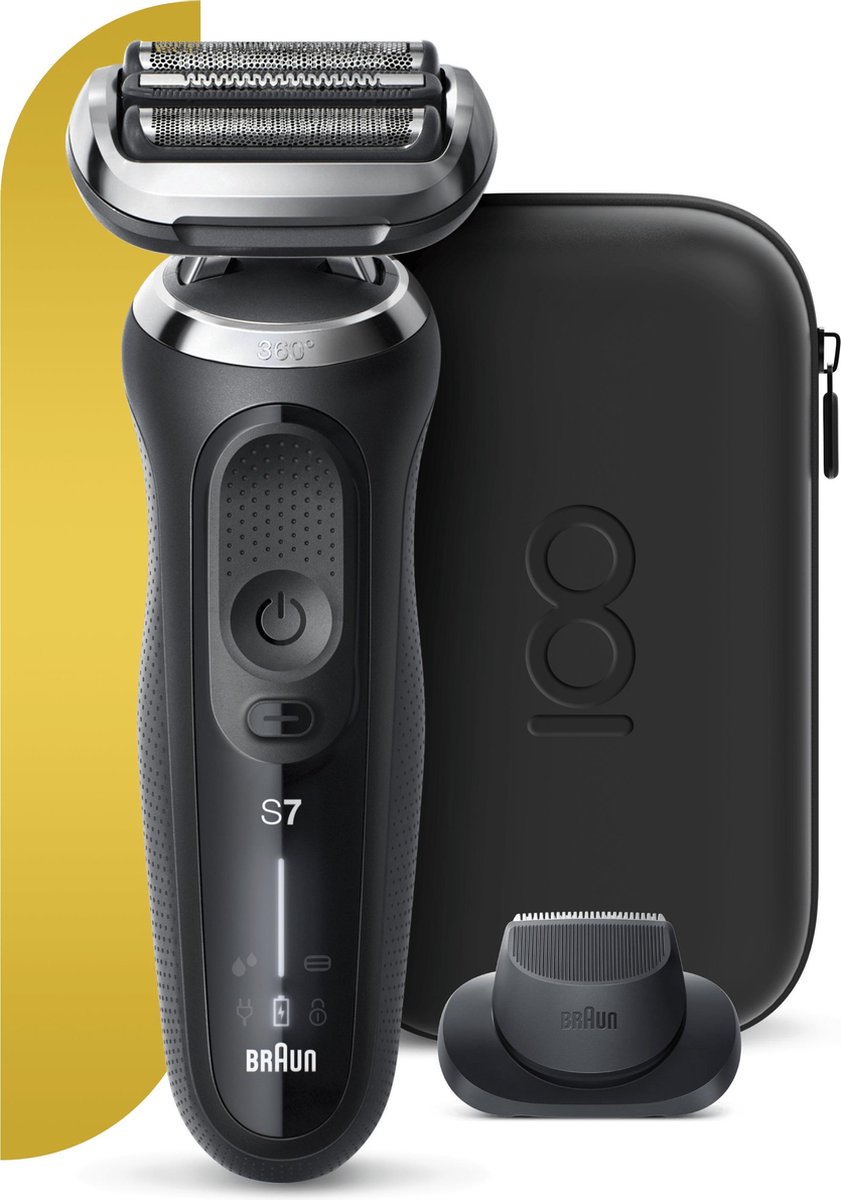 Braun Series 7 Elektrisch Scheerapparaat, Design Editie Met Reisetui - - Zwart