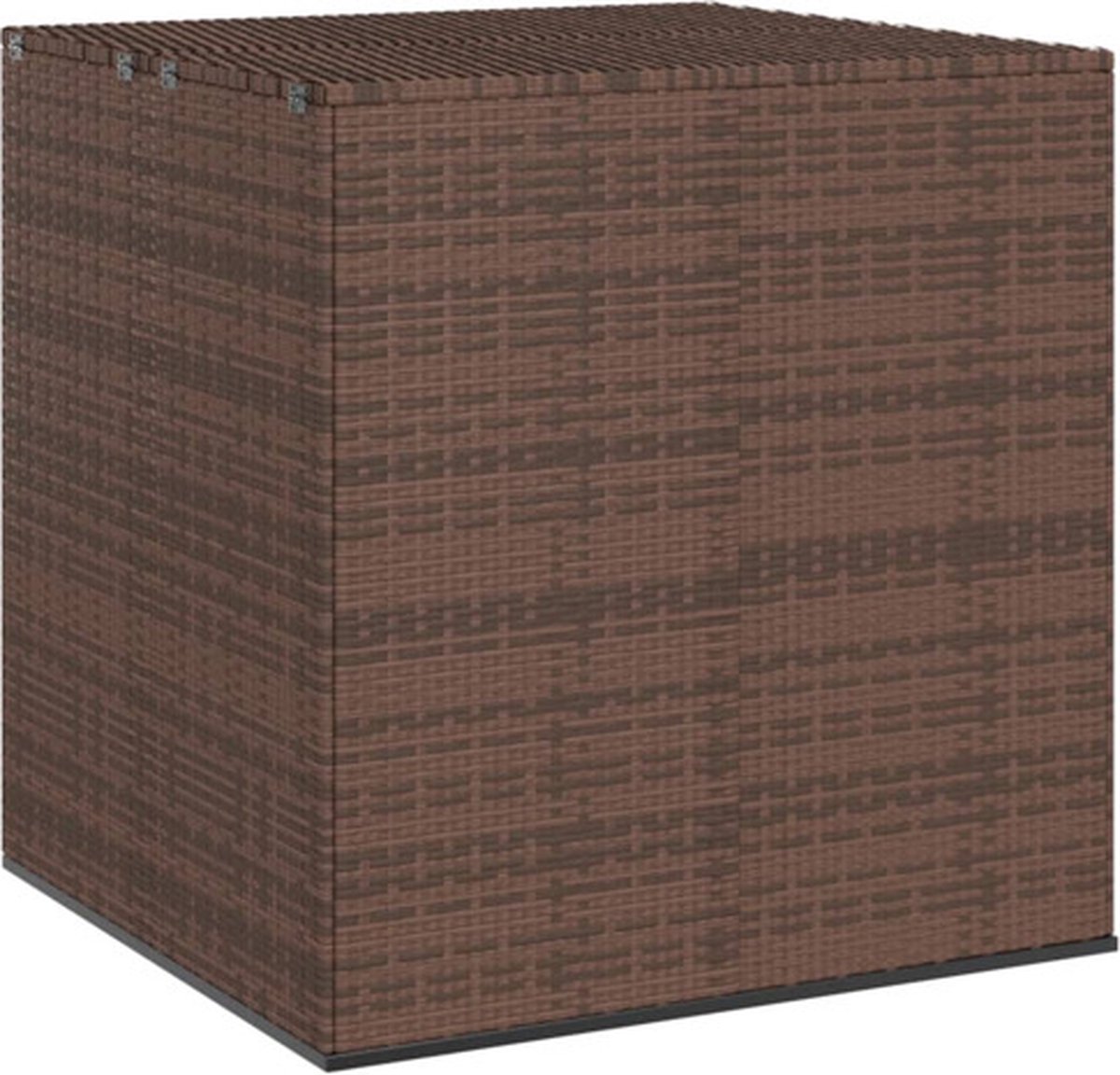 Vidaxl Tuinbox 100x97,5x104 Cm Polyetheen Rattan - Bruin