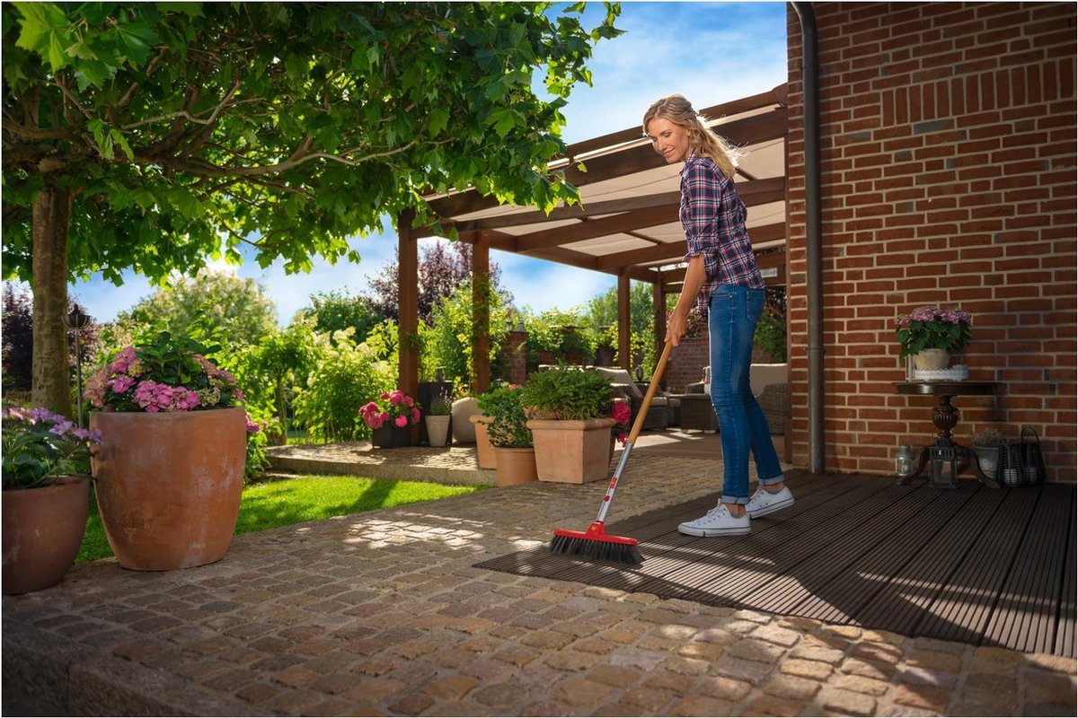 WOLF-Garten Huisbezem Hb 350 M 35cm - Rood