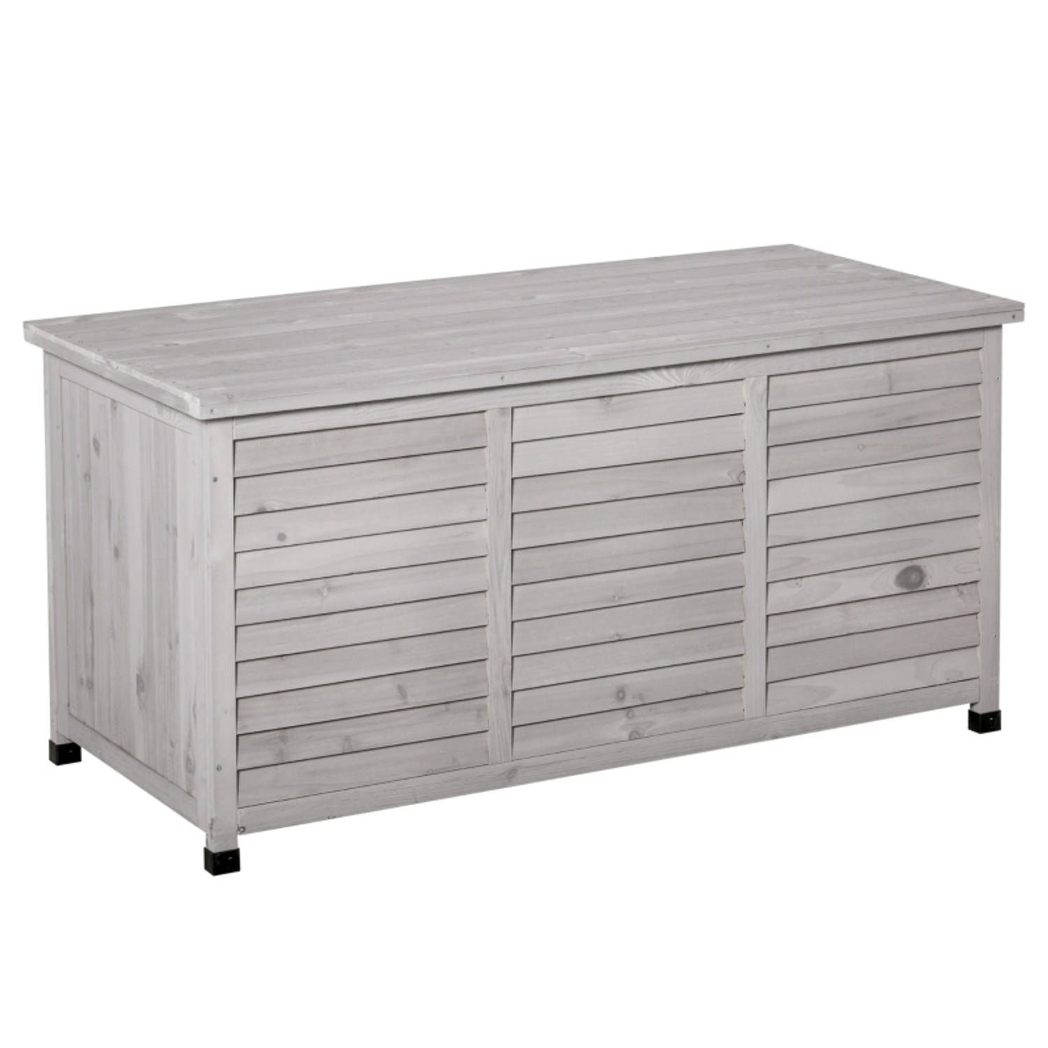 Opbergkist Tuingereedschap - Kussenbox - Opbergbank - Tuinkist - Tuinbank - 127l X 56w X 60h Cm - Grijs