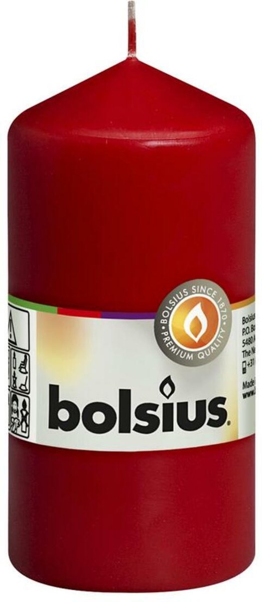 Bolsius Stompkaars 12x8 Cm - Rood