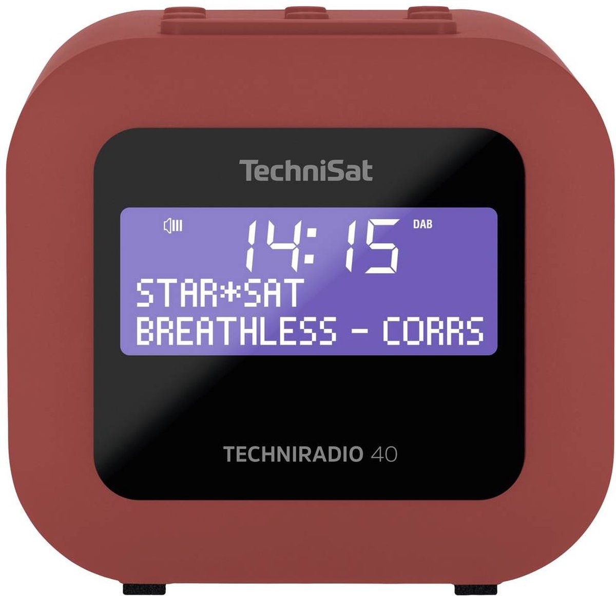 TechniSat Techniradio 40 - Dab+ Wekkerradio - - Rood