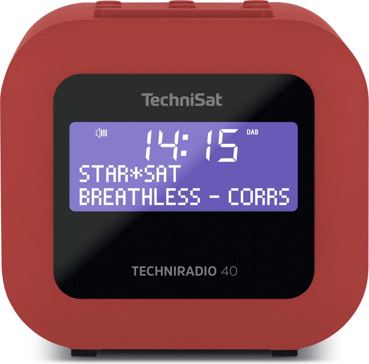 TechniSat Techniradio 40 - Dab+ Wekkerradio - - Rood