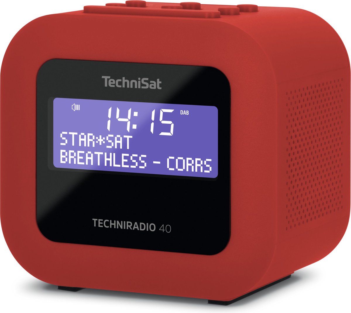 TechniSat Techniradio 40 - Dab+ Wekkerradio - - Rood