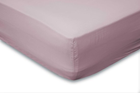 Elegance Hoeslaken Katoen Perkal 35cm Hoekhoogte - 160x200cm - Roze
