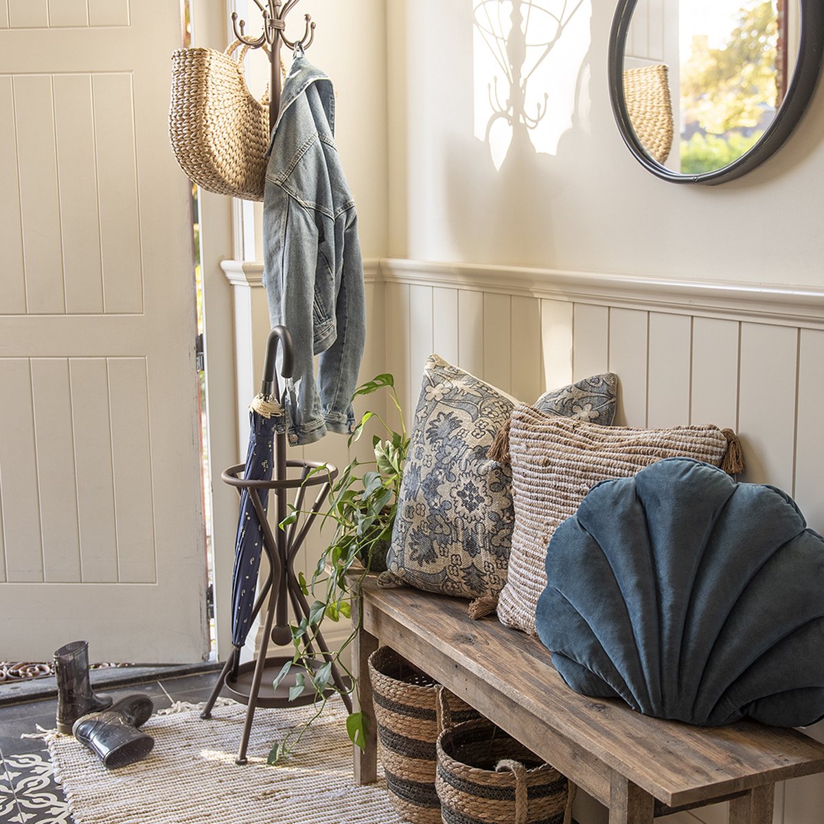 Clayre & Eef e Manden (3) Ø 33*33 / Ø 28*30 / Ø 24*26 Cm 6ro0549 - Bruin