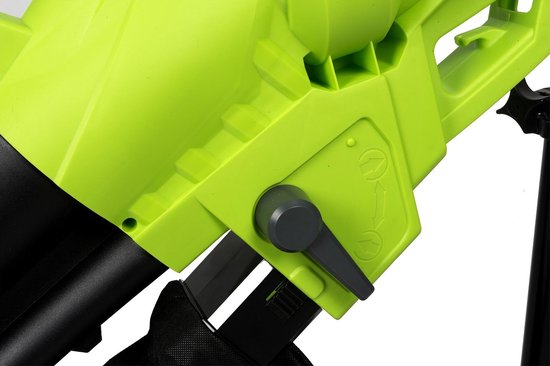 Kinzo Garden Bladblazer - Met Opvangzak - 3000w - 3-in-1 - Zwart