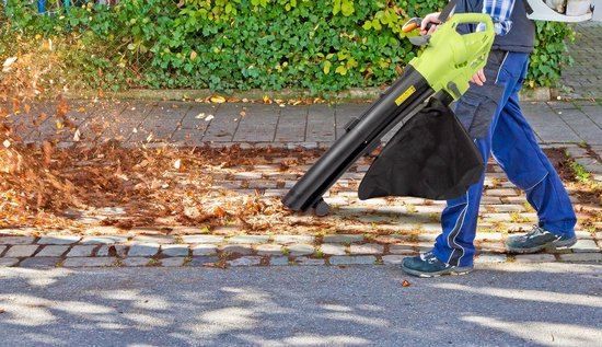 Kinzo Garden Bladblazer - Met Opvangzak - 3000w - 3-in-1 - Zwart