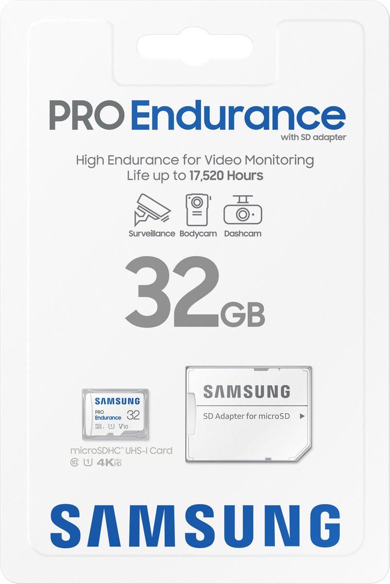 Samsung PRO Endurance 32GB + Adapter