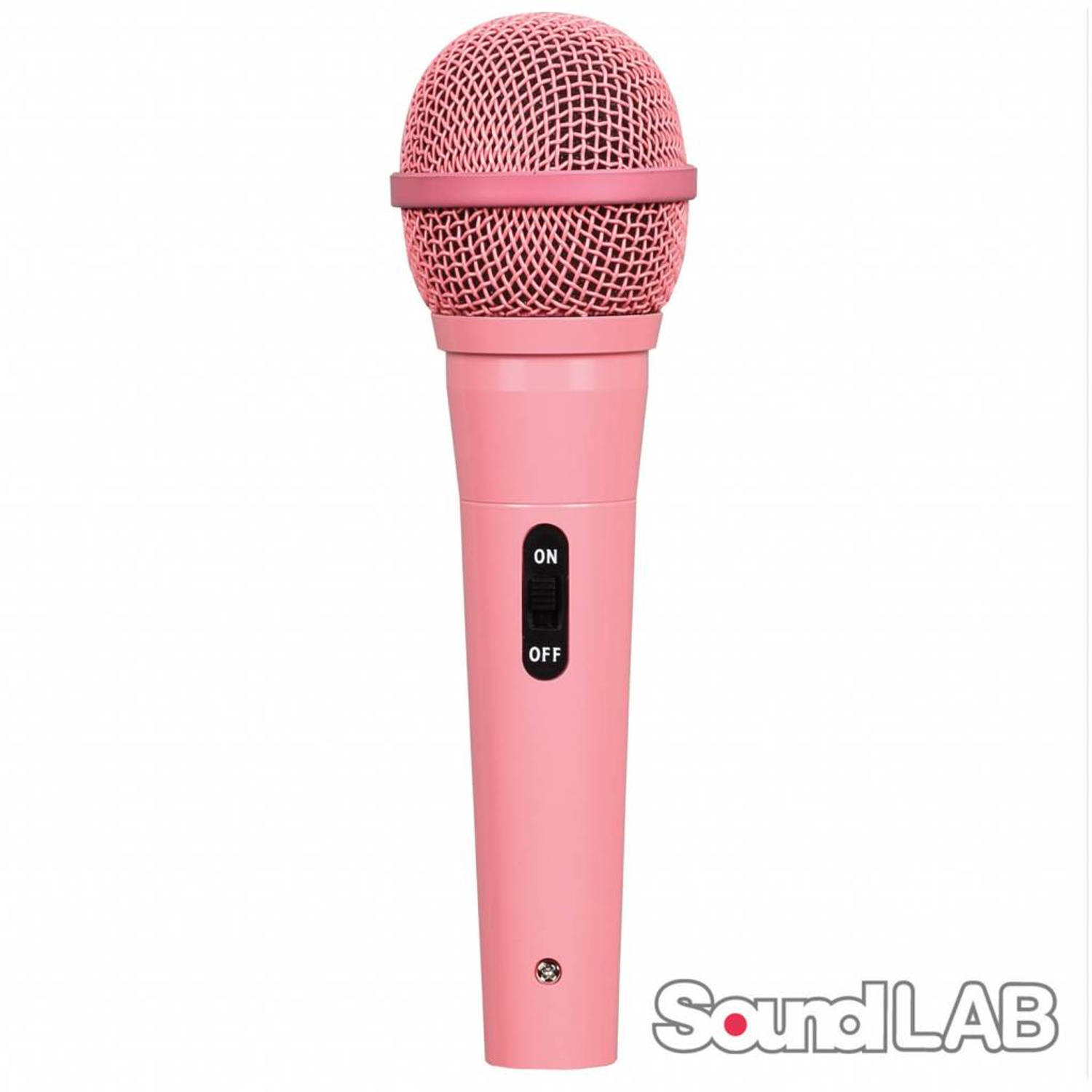 Soundlab Dynamische Microfoon Met Kabel - Roze