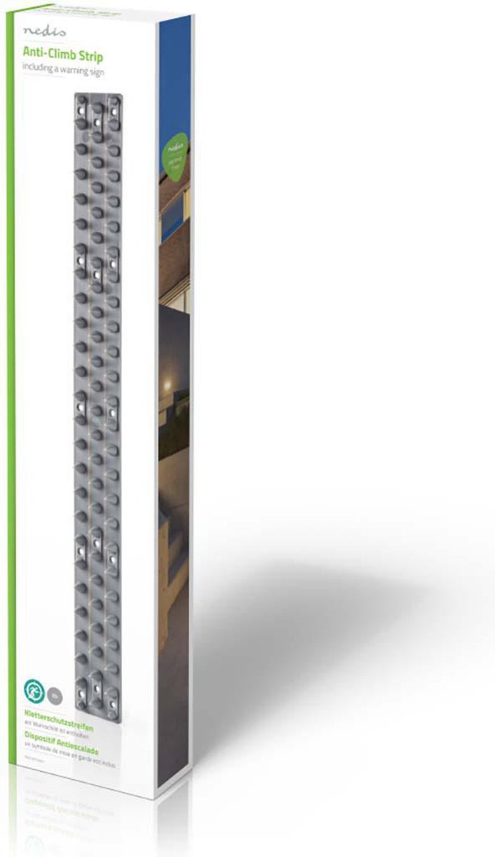 Nedis Anti-klimstrip Voor Muur, Schutting En Poort - Set Van 10 Stuks