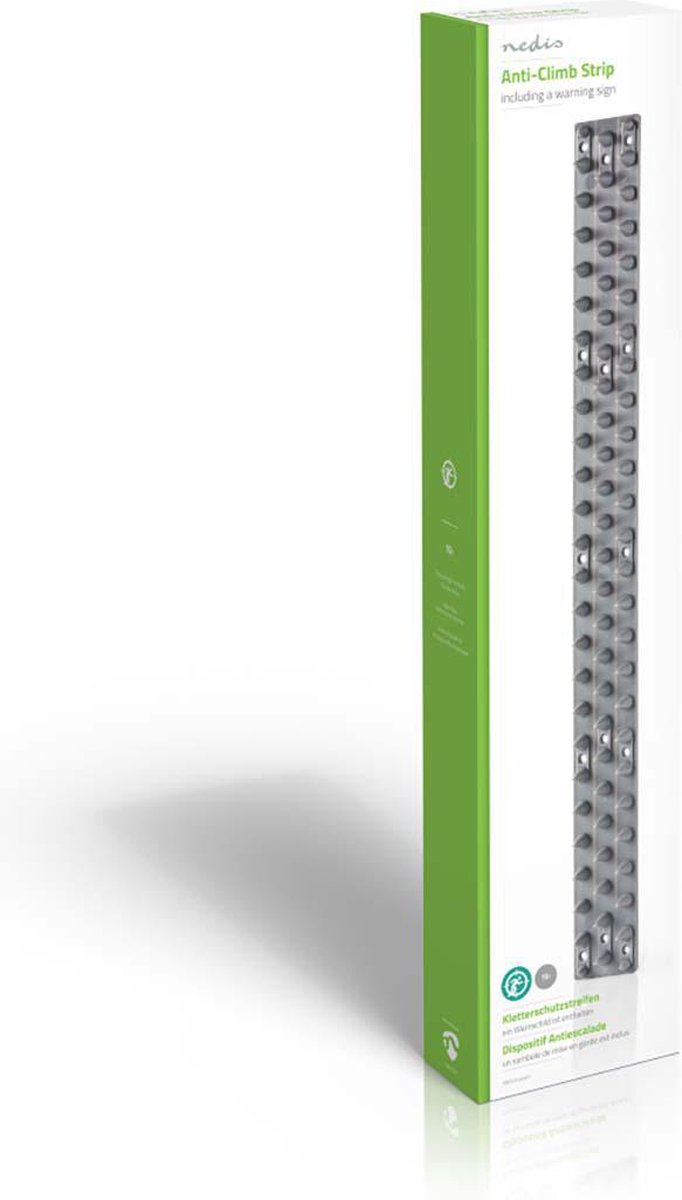 Nedis Anti-klimstrip Voor Muur, Schutting En Poort - Set Van 10 Stuks
