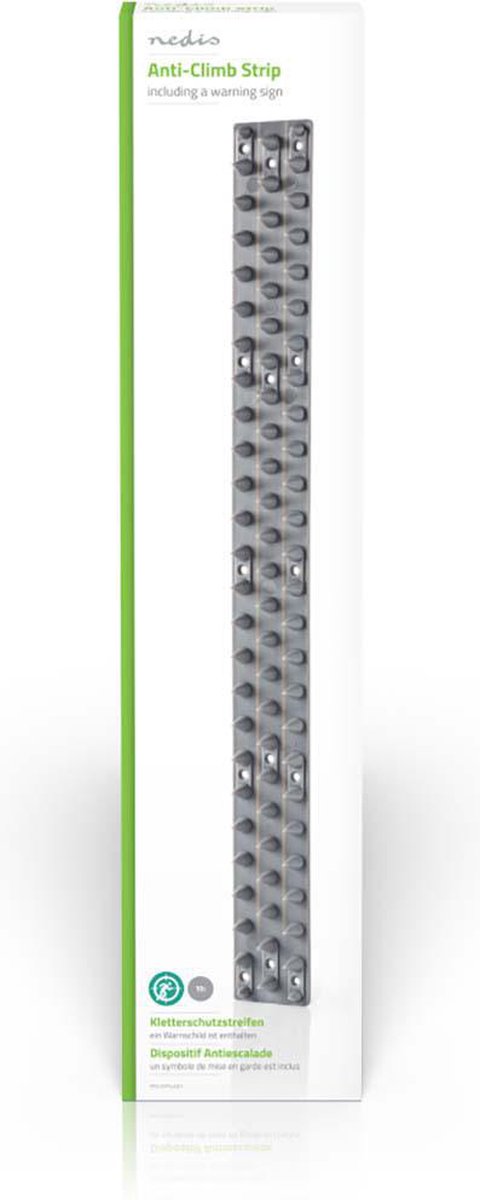 Nedis Anti-klimstrip Voor Muur, Schutting En Poort - Set Van 10 Stuks