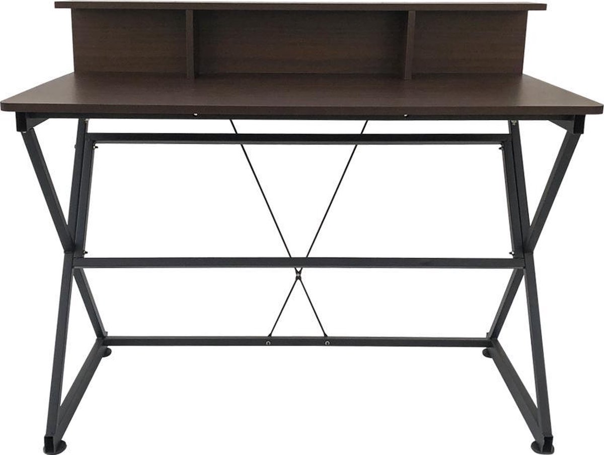 Bureau Tafel Computer Laptop Stoer - Industrieel Vintage Stijl - 110 Cm Breed