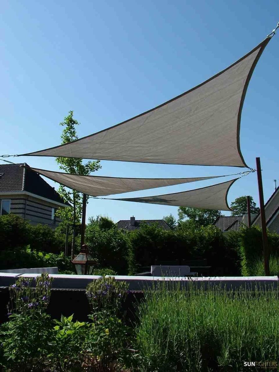 Sunfighters Driehoek 5 Meter - Grijs