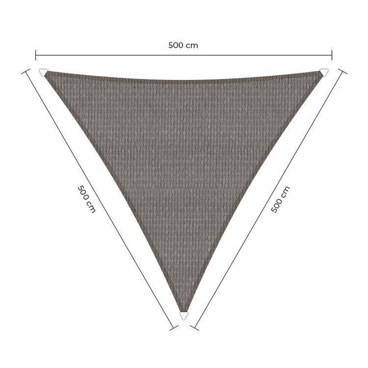 Sunfighters Driehoek 5 Meter - Grijs