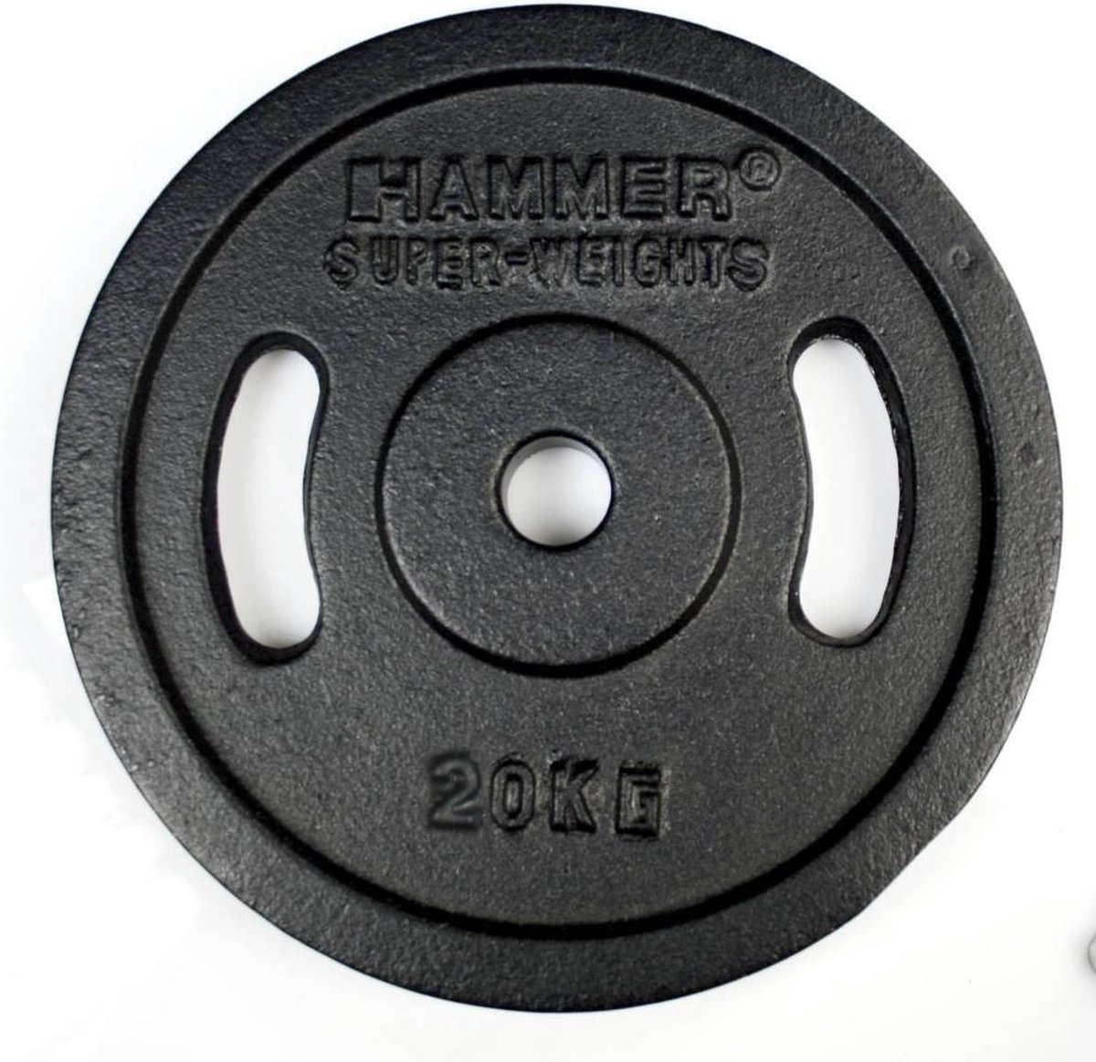 Hammer Fitness Hammer Halterschijven Gietijzer - Met Grepen Vanaf 5 Kg - Hammer 2x 0,5 Kg 2x 1,25 Kg Halterschijven Gietijzer