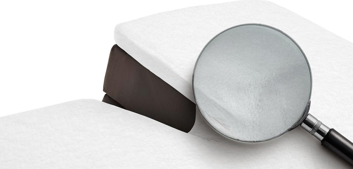 Elegance 180x210/220cm Splittopper Molton Hoeslaken Stretch - Molton Split Enkel