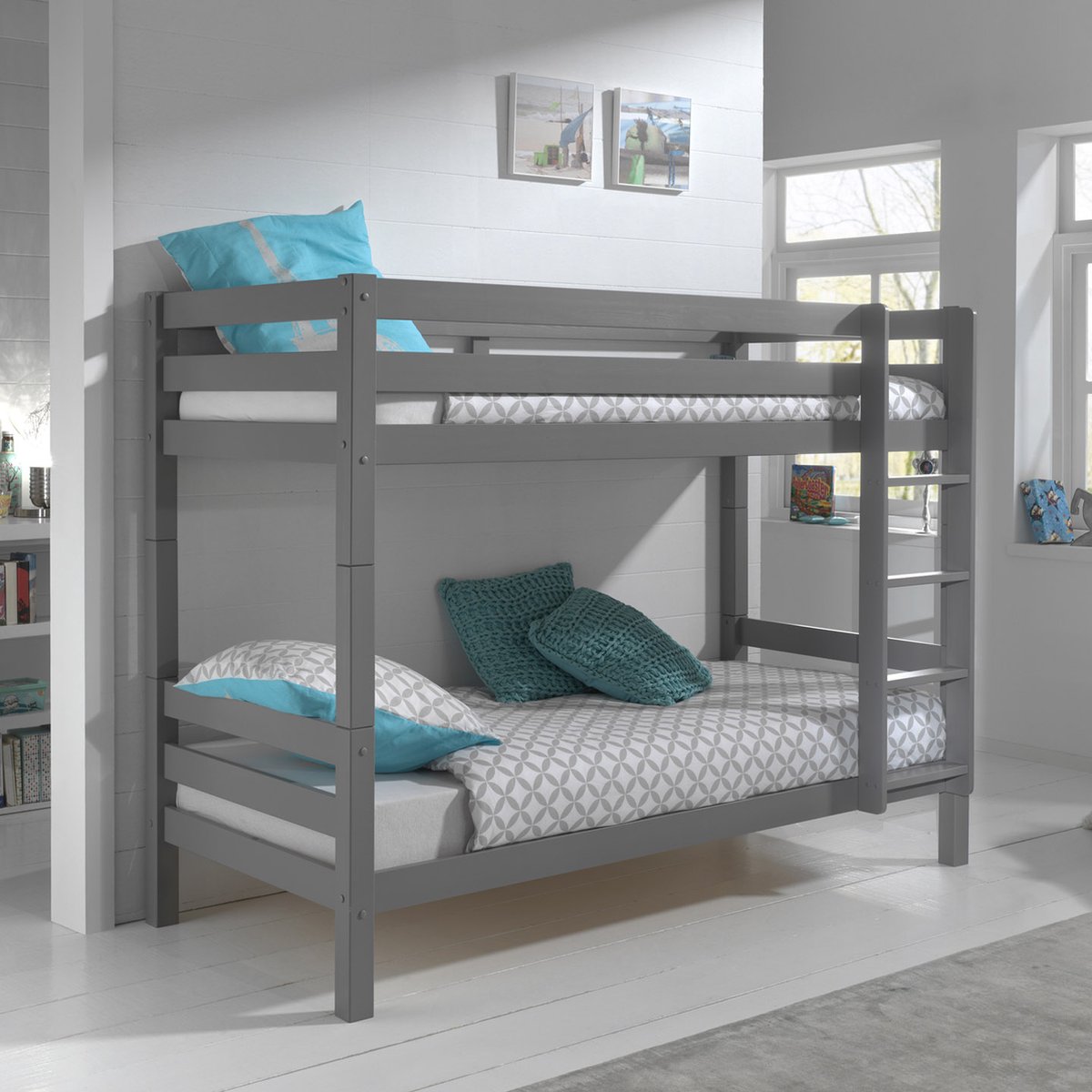 Vipack Pino Stapelbed - H 160 cm - Grijs