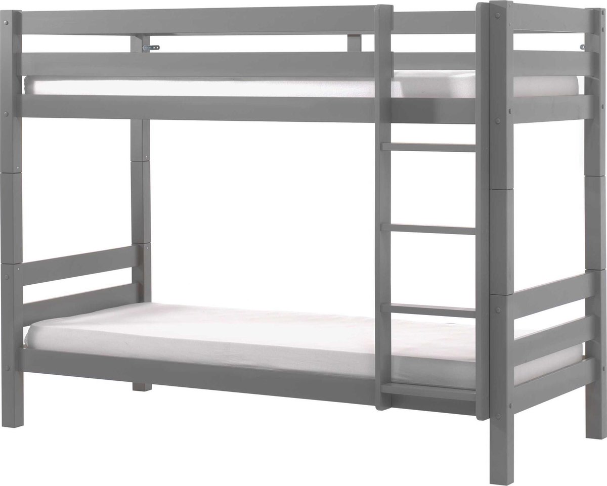 Vipack Pino Stapelbed - H 160 cm - Grijs