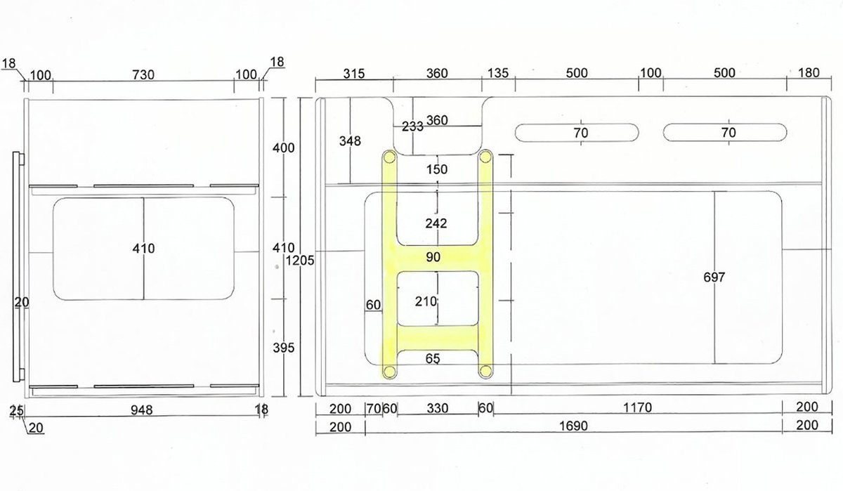 Vipack Luca Stapelbed