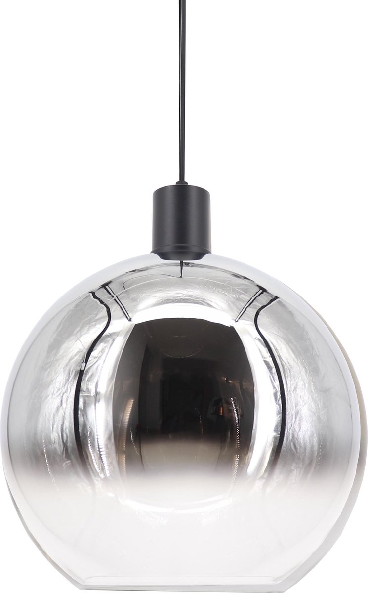 Lamponline Hanglamp Rosario Ø 30 Cm Glas Chroom-helder