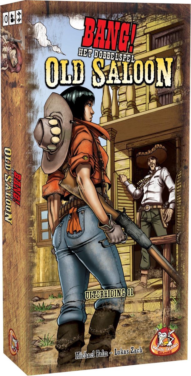 White Goblin Games Bang! Het Dobbelspel: Old Saloon Uitbreiding 1 (Nl) - Bruin