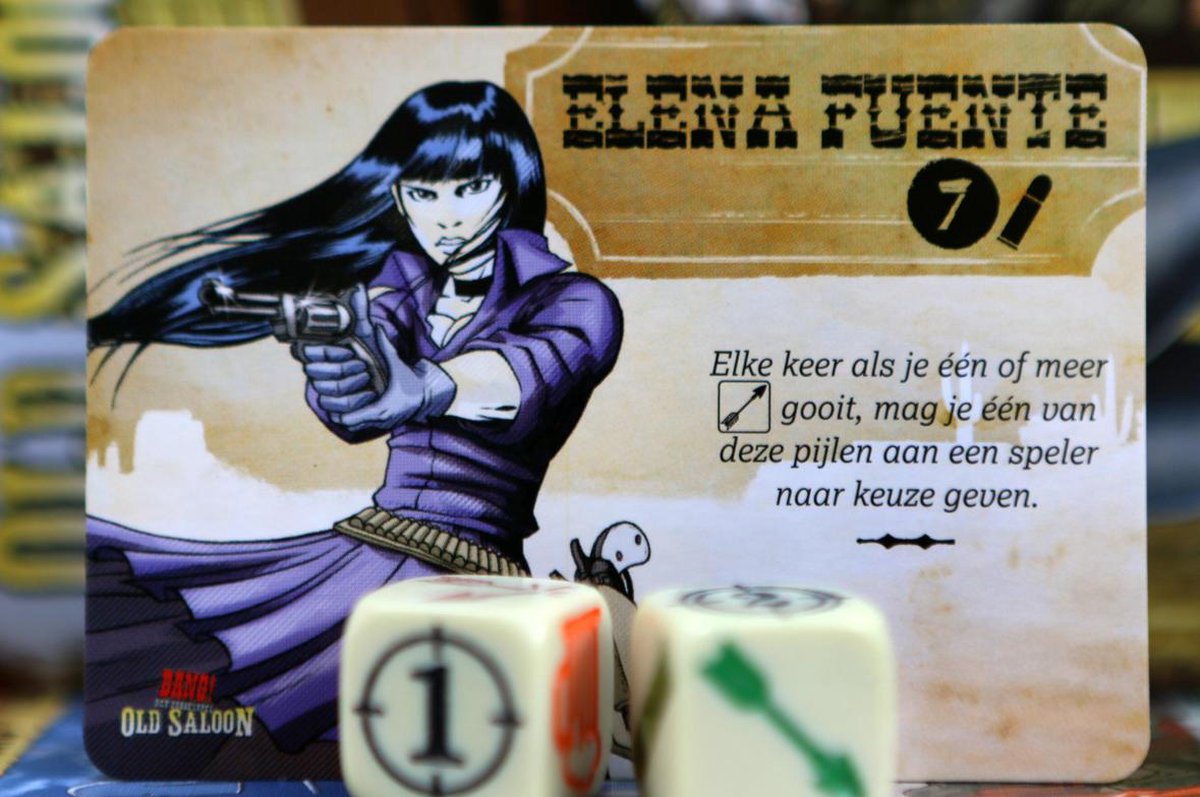 White Goblin Games Bang! Het Dobbelspel: Old Saloon Uitbreiding 1 (Nl) - Bruin