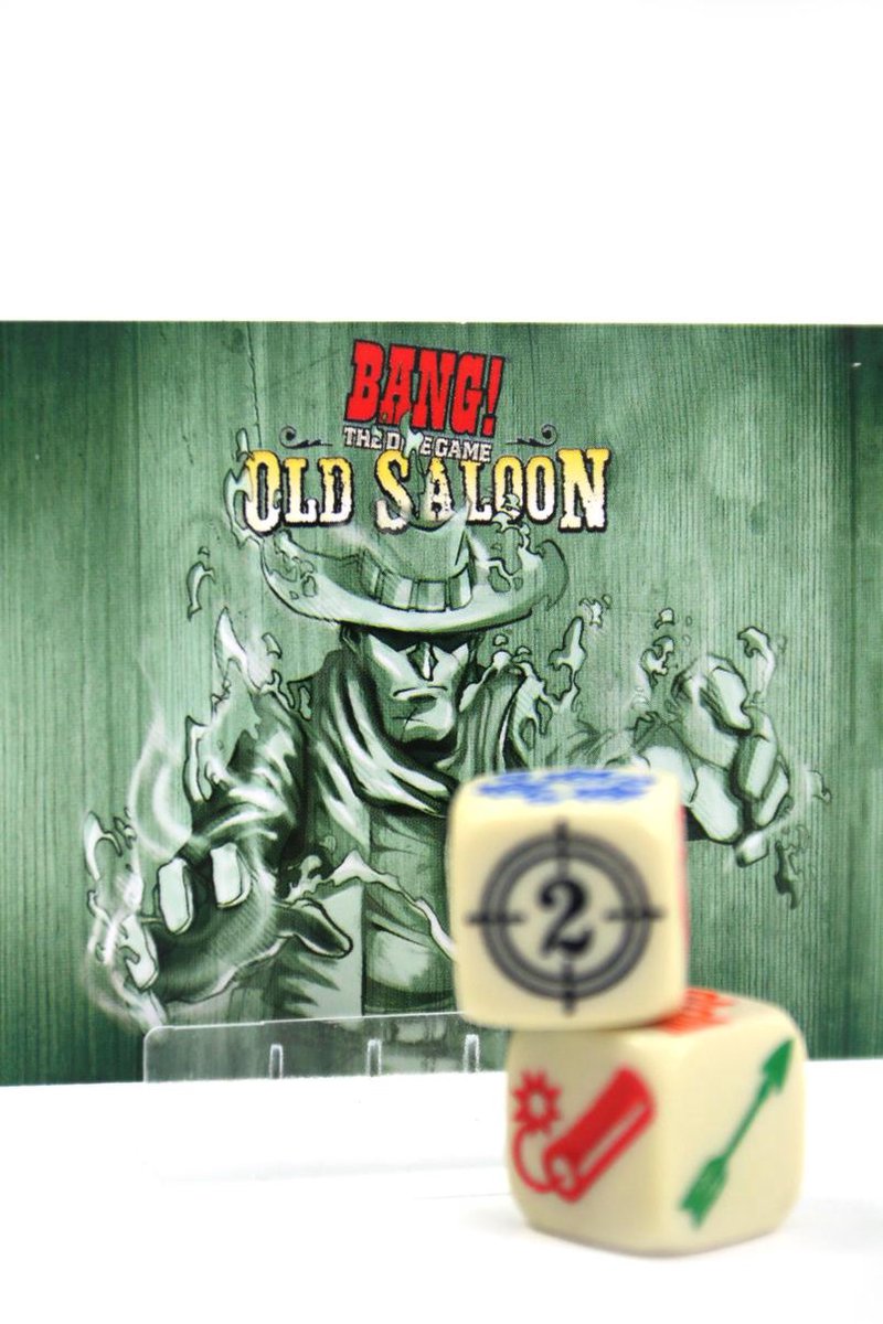 White Goblin Games Bang! Het Dobbelspel: Old Saloon Uitbreiding 1 (Nl) - Bruin