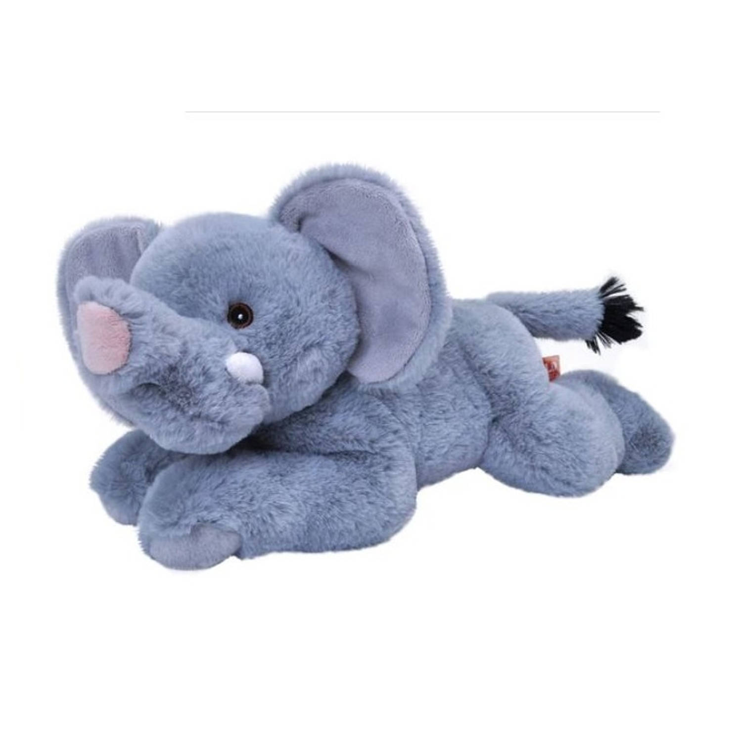 Wild Republic Knuffel Olifant Ecokins Junior 30 Cm Pluche - Blauw