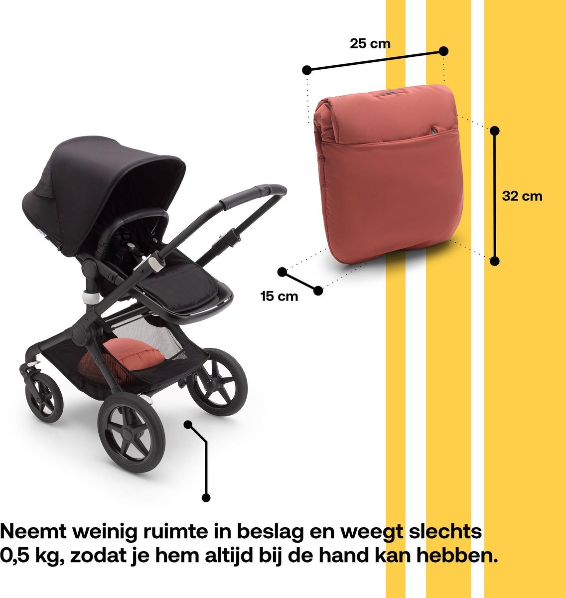 Bugaboo Voetenzak - Rood