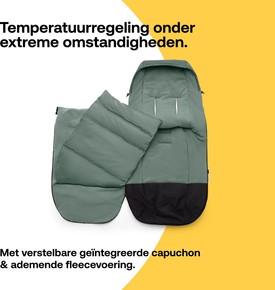 Bugaboo Performance voetenzak winter - Groen