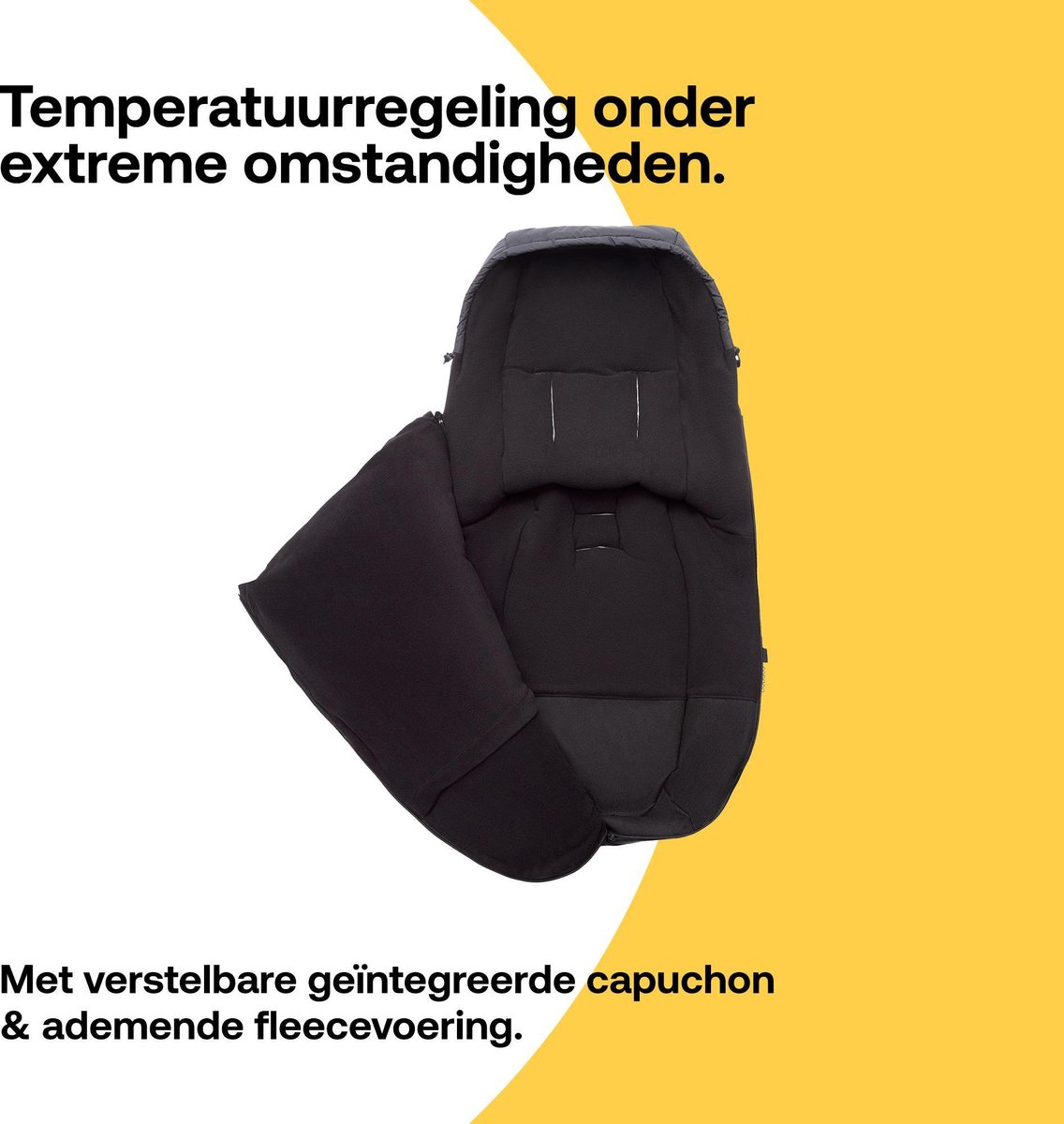 Bugaboo Performance voetenzak winter - Zwart